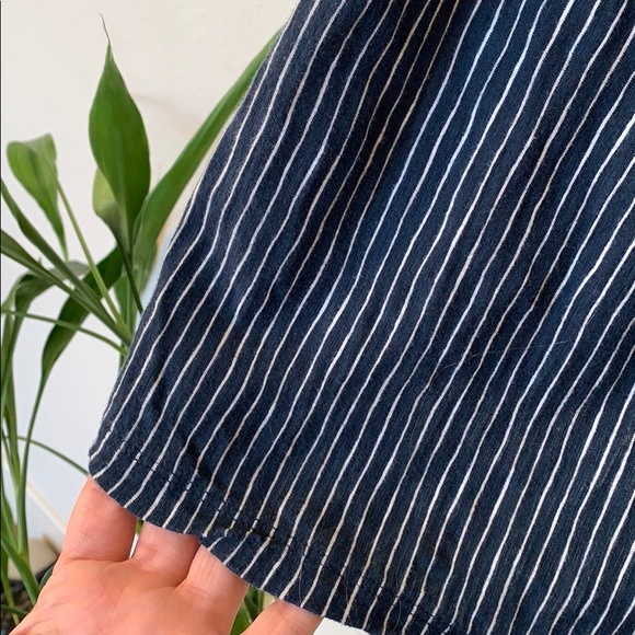 Blue/White Striped Cami Tank Top - Picture 4 of 5